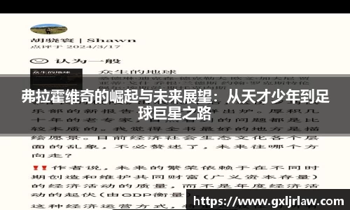 弗拉霍维奇的崛起与未来展望：从天才少年到足球巨星之路